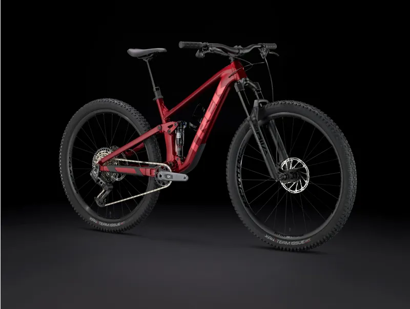 Trek Top Fuel 8 GX AXS Full Suspension Mountain Bike 2025 in Crimson-1